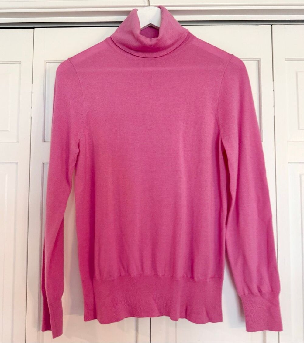 J.crew 100% merino wool turtleneck sweater M - Picture 2 of 8